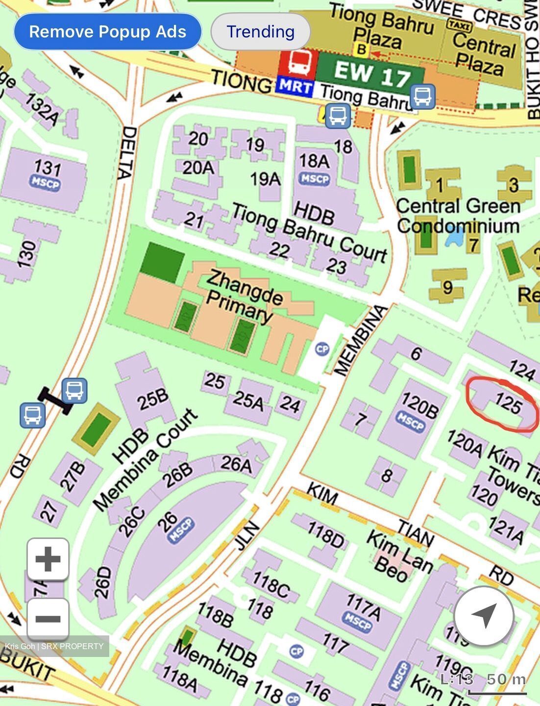 Blk 125 Kim Tian Road (Bukit Merah), HDB 4 Rooms #500490131